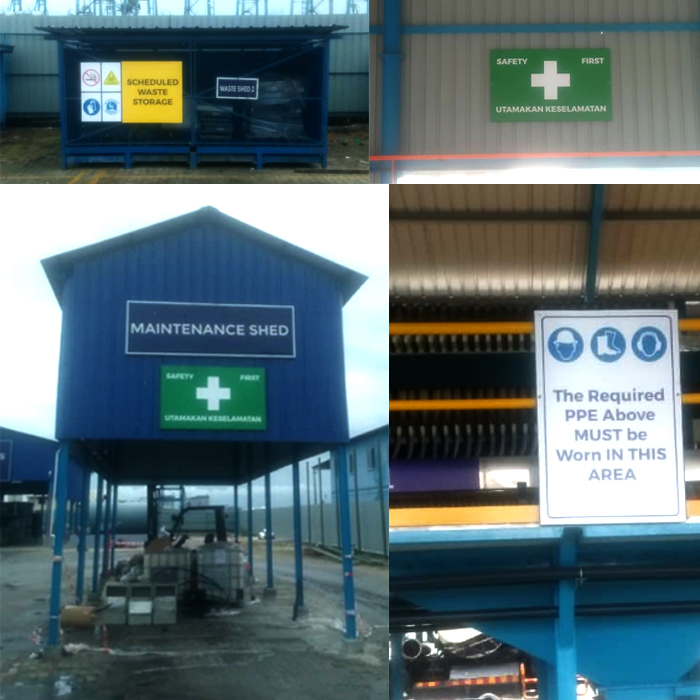 Signboard Maker - Basic Signboard at Port Klang