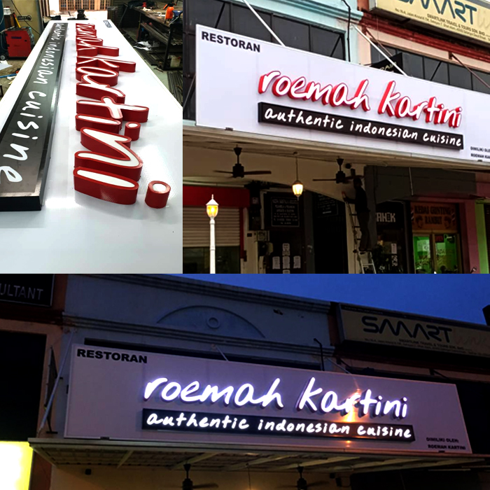 Signboard Maker - 3D Front-Lit Signage at Shah Alam